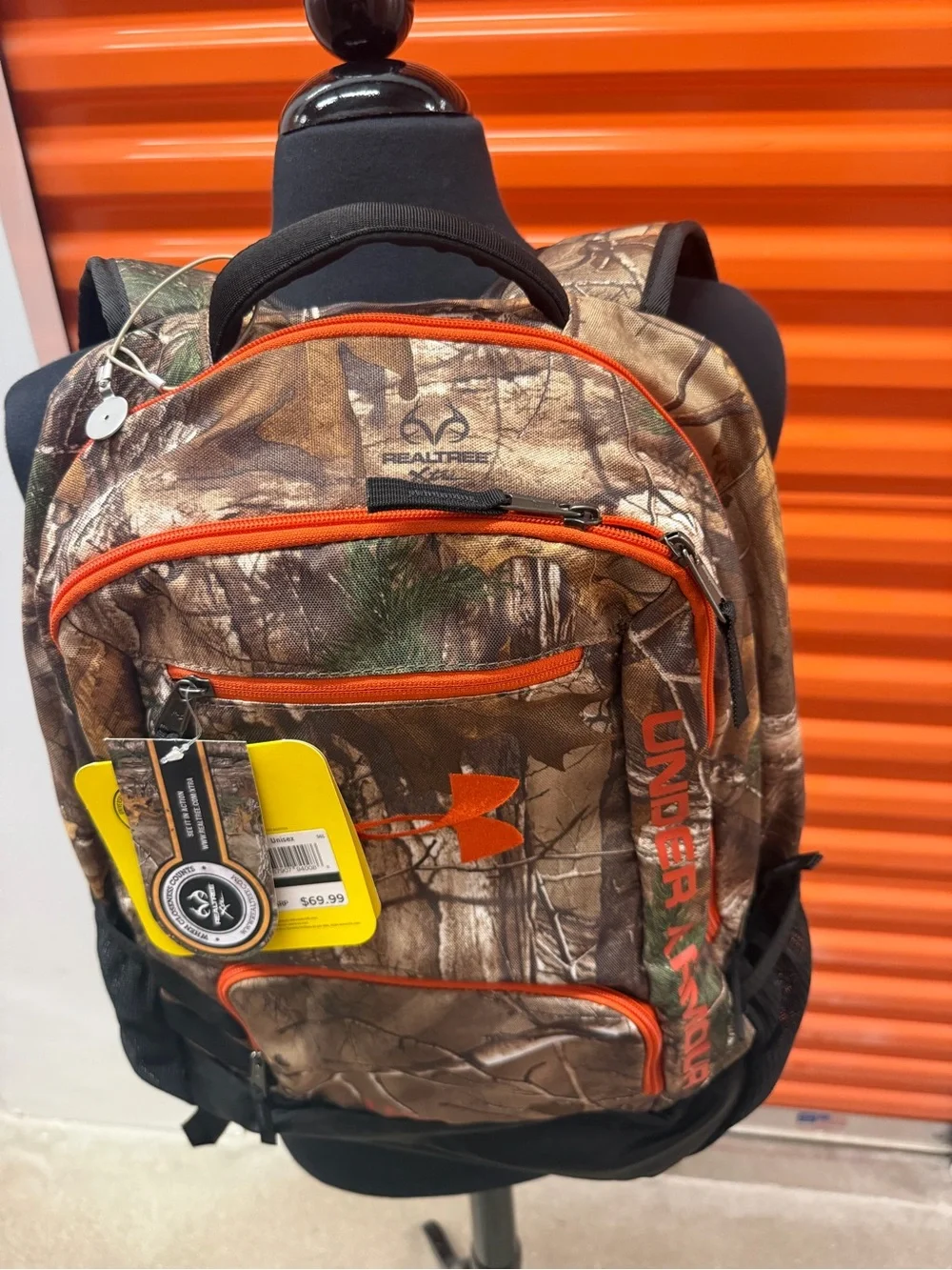 NWT Under Armour Unisex Camo Hustle Backpack